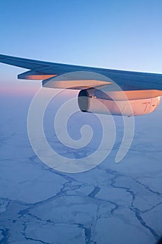 Flying Over the Arctic