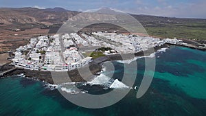 Flying over Arrieta, Lanzarote