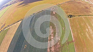 Flying over the Countryside, Bird's-eye