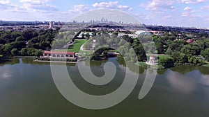 Flying over Lake