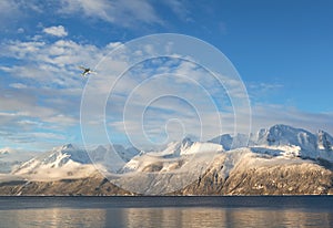 Flying over the Lynn Canal