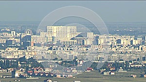 Flying over the Palace of the Parliament