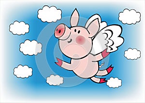 Flying pig