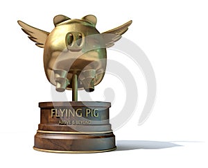 Flying Pig Trophy Award