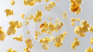 The Flying Popcorn Kernels.AI generated image