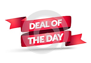 Flying Ribbon With Text Deal Of The Day