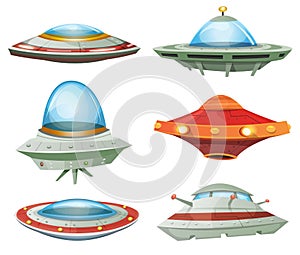 Flying Saucer, Spaceship And UFO Set