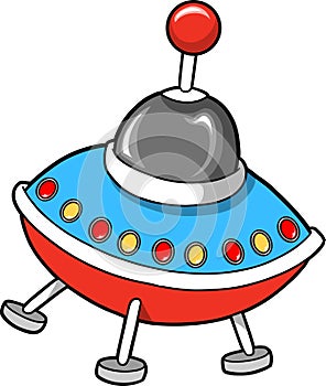 Flying Saucer Vector illustration