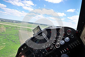 Flying a small plane