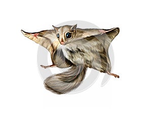 Flying squirrel Pteromys volans