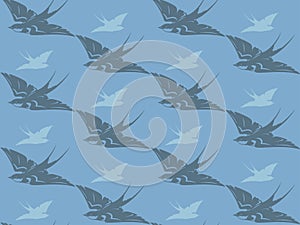 Swallows vector