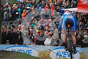 Flying in to the crowd