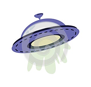 Flying ufo saucer, alien abduction spacecraft