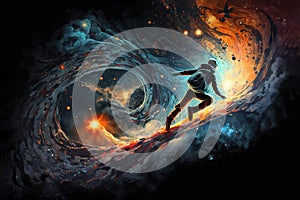 Flying through the universe