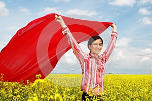 Flying with the wind