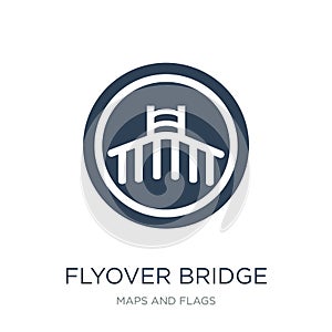 flyover bridge icon in trendy design style. flyover bridge icon isolated on white background. flyover bridge vector icon simple photo