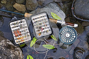 Flyrod and artificial flies