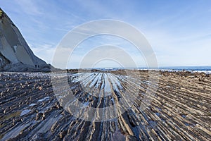 The flysch in Zumaia and the Cantabrian Sea