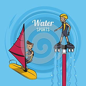 Flysurfing water sport