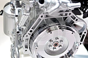 Flywheel from car engine.