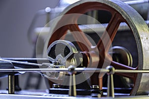 Flywheel of a steam engine