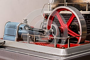 Flywheel of a steam engine