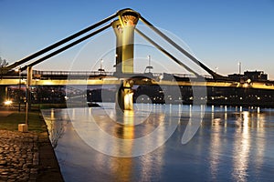 FlÃ¶ÃŸerbrÃ¼cke seen early morning