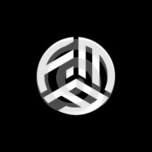 FMA letter logo design on white background. FMA creative initials letter logo concept. FMA letter design