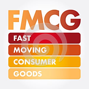 FMCG - Fast Moving Consumer Goods acronym