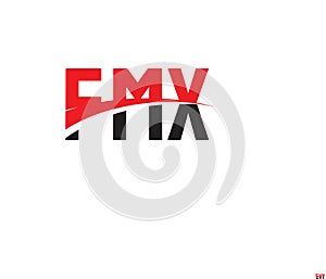 FMX Letter Initial Logo Design Vector Illustration photo