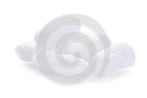 Foam cushioning isolated on white background photo
