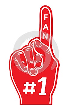 foam finger - fan finger