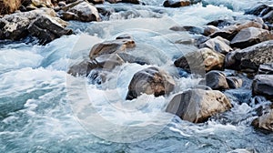 foam river water texture