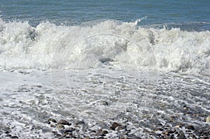 Schiuma da Acqua un onde da fare sul il mare 