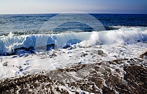 Foamy waves photo