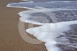 Foamy waves photo