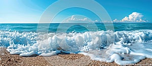 Foamy Waves at Blue Sky Beach