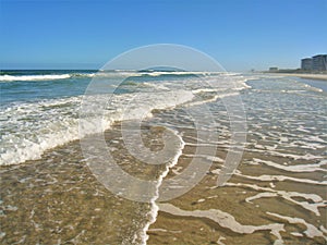 Foamy Waves at New Smyrna Beach, Florida photo