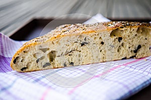 Focaccia with herbs