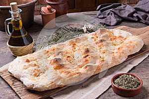 Focaccia romana bread