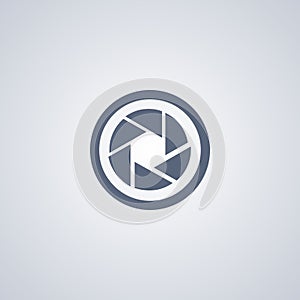 Focus, Aperture, vector best flat icon