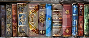 The focus of the book spine is Catholicism, which is listed among the major world religions - Judaism, Islam photo