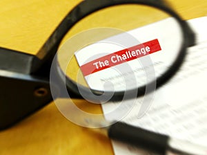 Focus on challenge