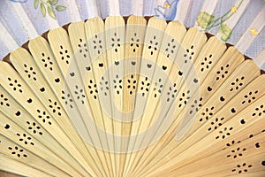 Focus Chinese fan Woods.