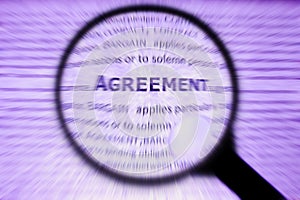 Focus or concentrate agreement business concept photo