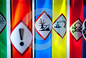 Focus on hazardous to the environment danger