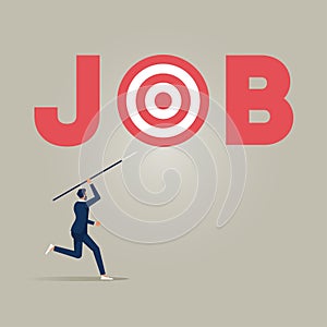 Focus Job - career counseling concept