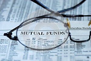 Focus on mutual fund investing photo