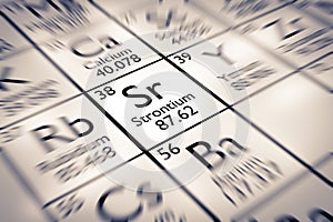 Focus on Strontium Chemical Element