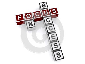 Focus on success photo